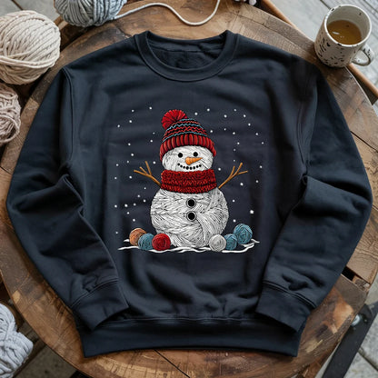 Yarn Snowman Sweatshirt