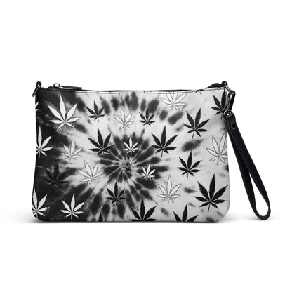 Black and white tiedye 420 Crossbody bag