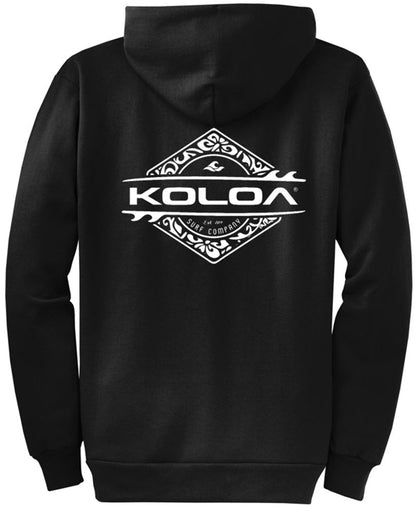 Koloa Diamond Thruster Surfboards Zip Hoodie