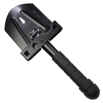 Compact Multi-Function Survival Shovel | Folding Tool with Compass & Survival Kit