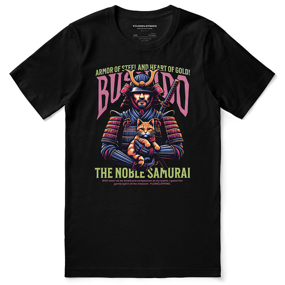 Bushido And Cat T-Shirt
