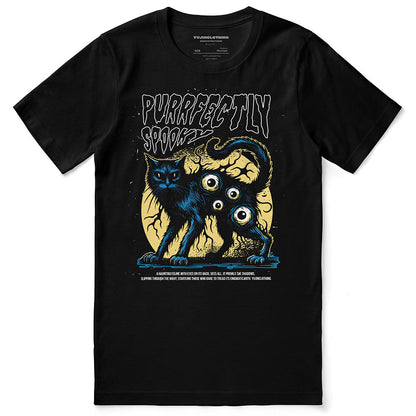 Spooky Vibes Cat T-Shirt