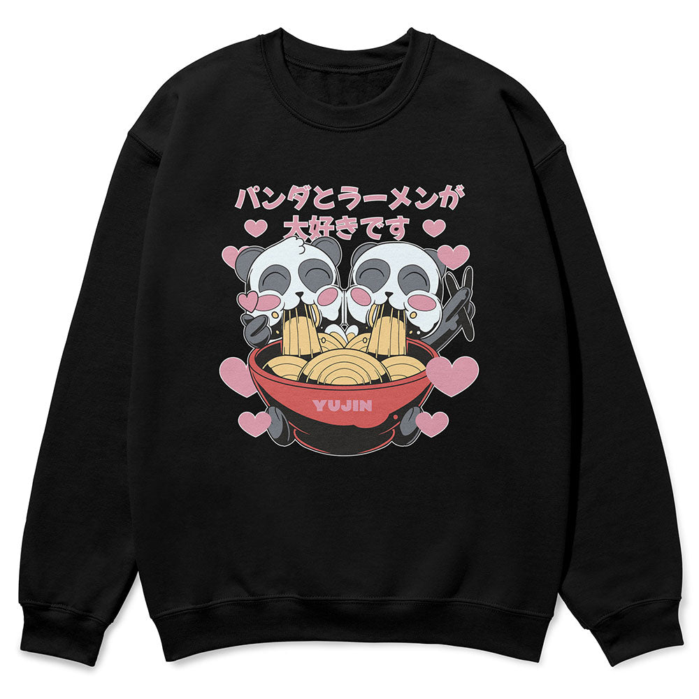 Cute Ramen Pandas Sweatshirt