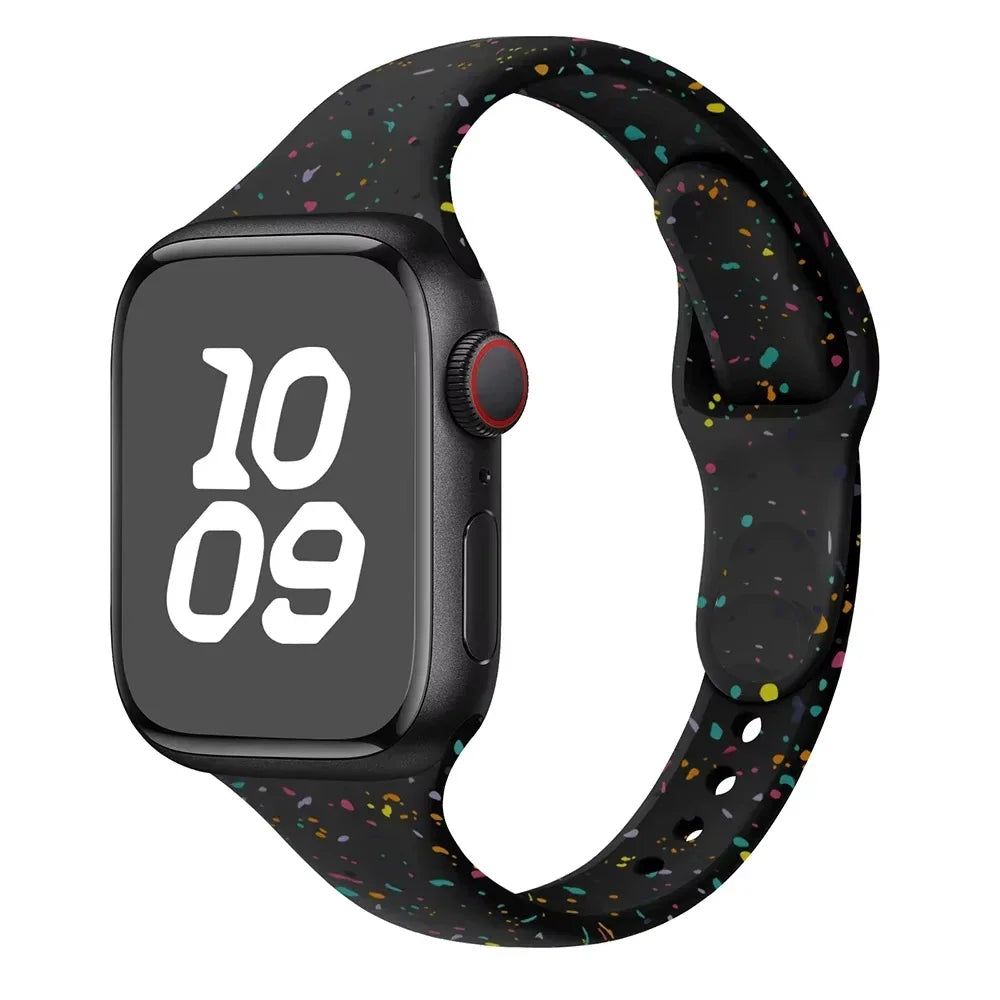Slim Silicon Apple Watch Band-Strap