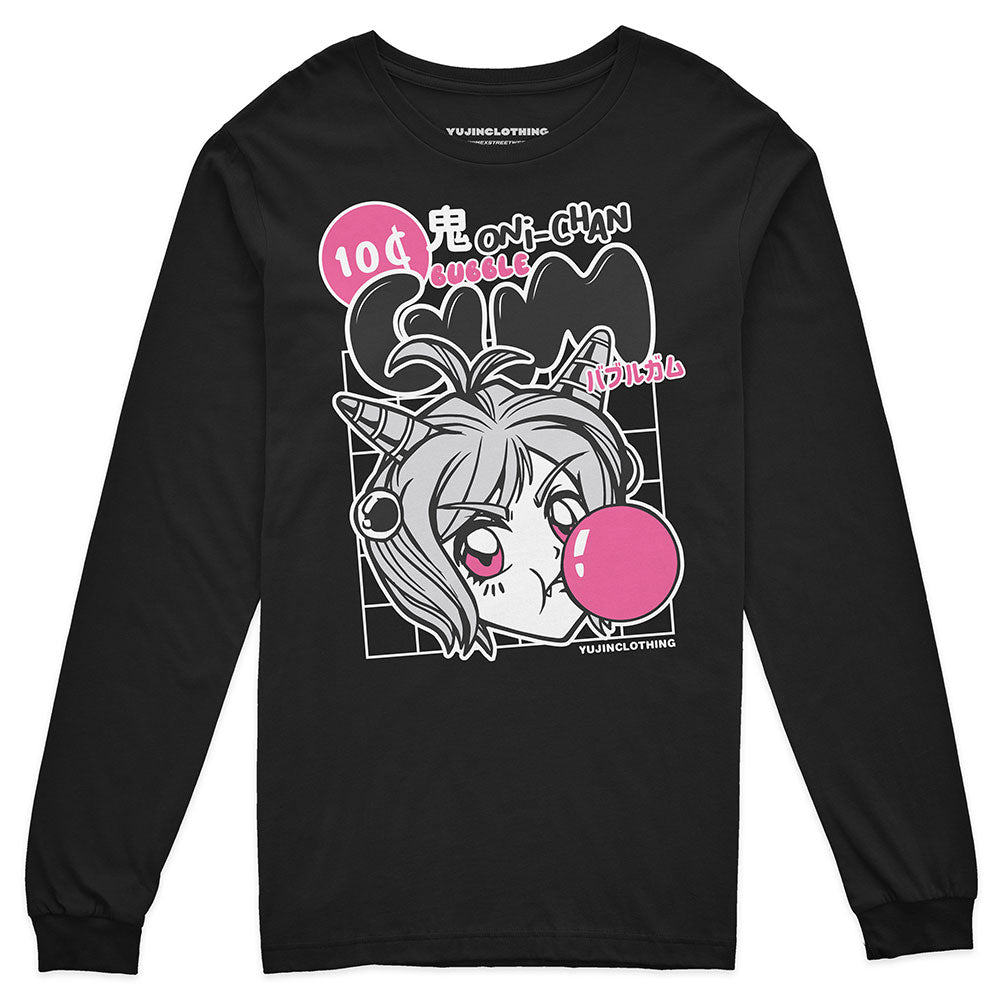 Oni-Chan Bubble Long Sleeve T-Shirt