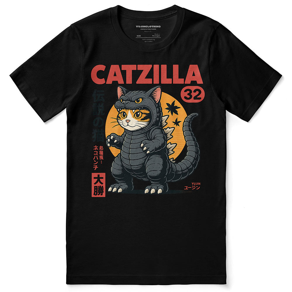 Catzilla Monster Cat T-Shirt