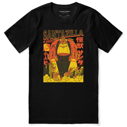 Santazilla Christmas T-Shirt