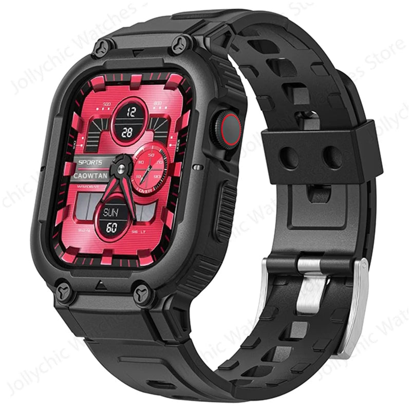 Sport Clear Apple Watch Band+Case