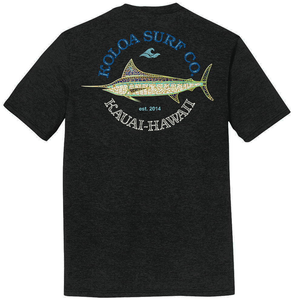 Koloa Mosaic Fish Comfort T-Shirt