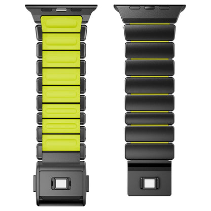 Premium Stainless Steel and Titanium Apple Watch Band | Soft Silicone Lining