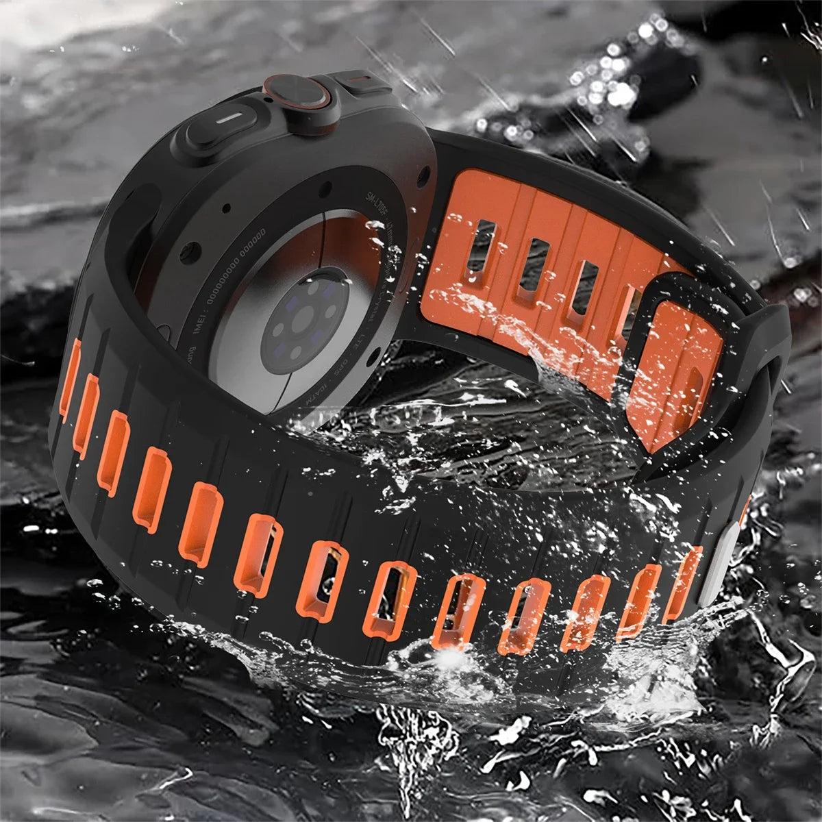 Silicone Samsung Galaxy Ultra Watch Band 47MM