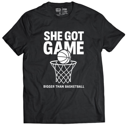 She Got Game - T-Shirt - Black