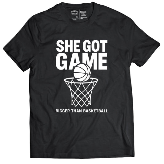 She Got Game - T-Shirt - Black