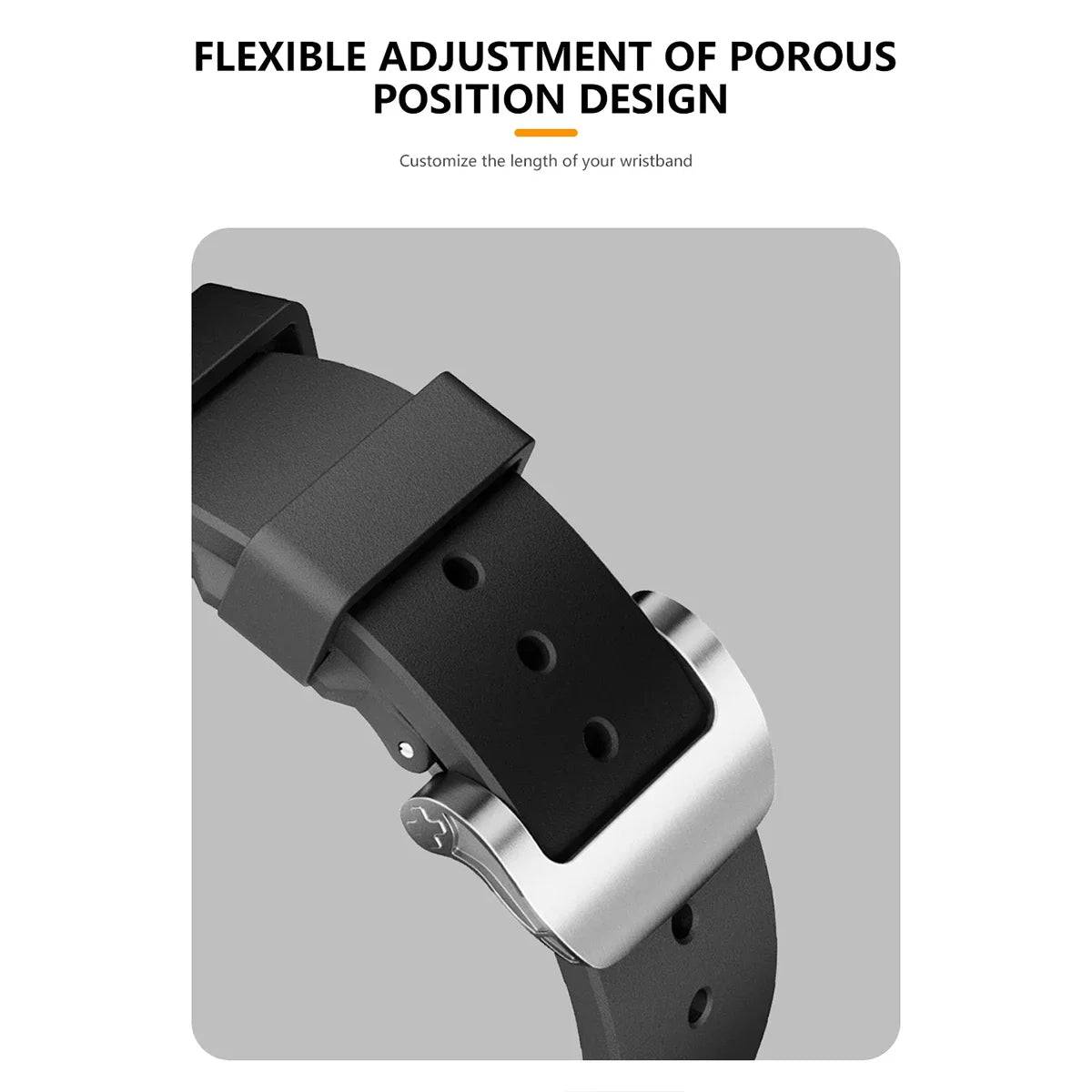 Silicone Apple Watch Band Series 11/10/9/8/7/6/5/4/ SE / Ultra 1/2/3