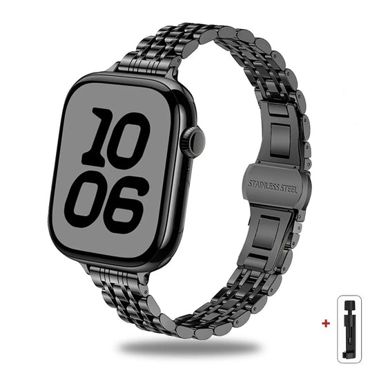 Stainless Steel Strap For Apple Watch Band Series 11/10/9/8/7/6/5/4/ SE / Ultra 1/2/3