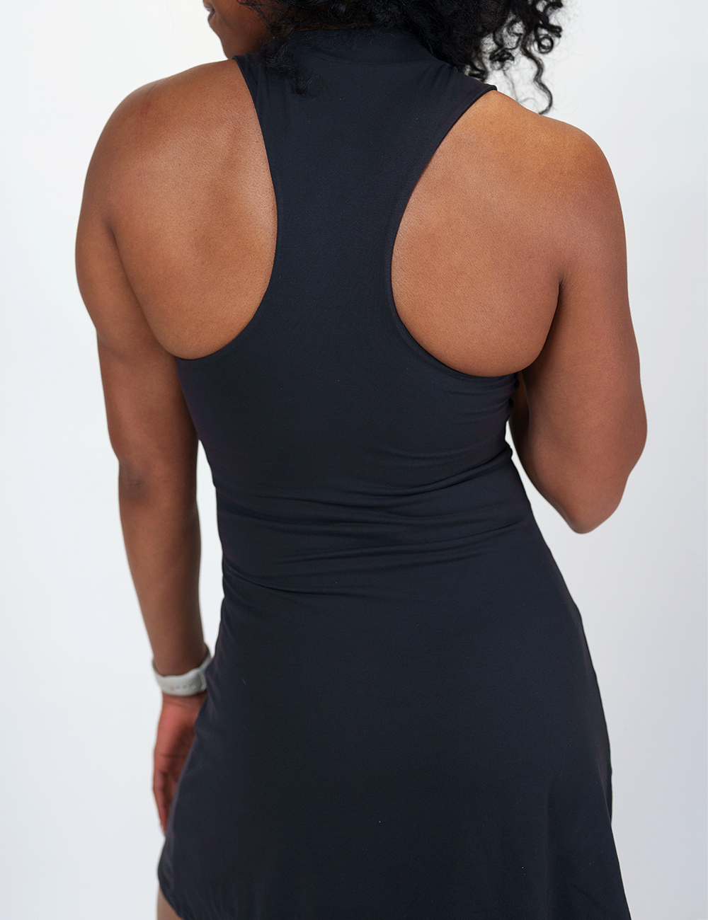 Half Zip Dress | Black