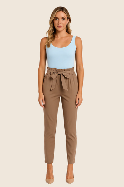 Caramel Tie Pants