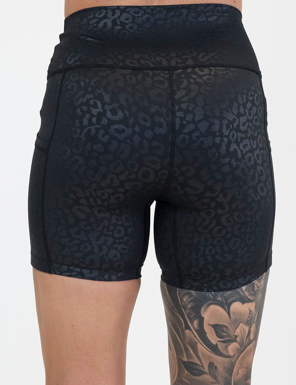 Shorts | Black Leopard