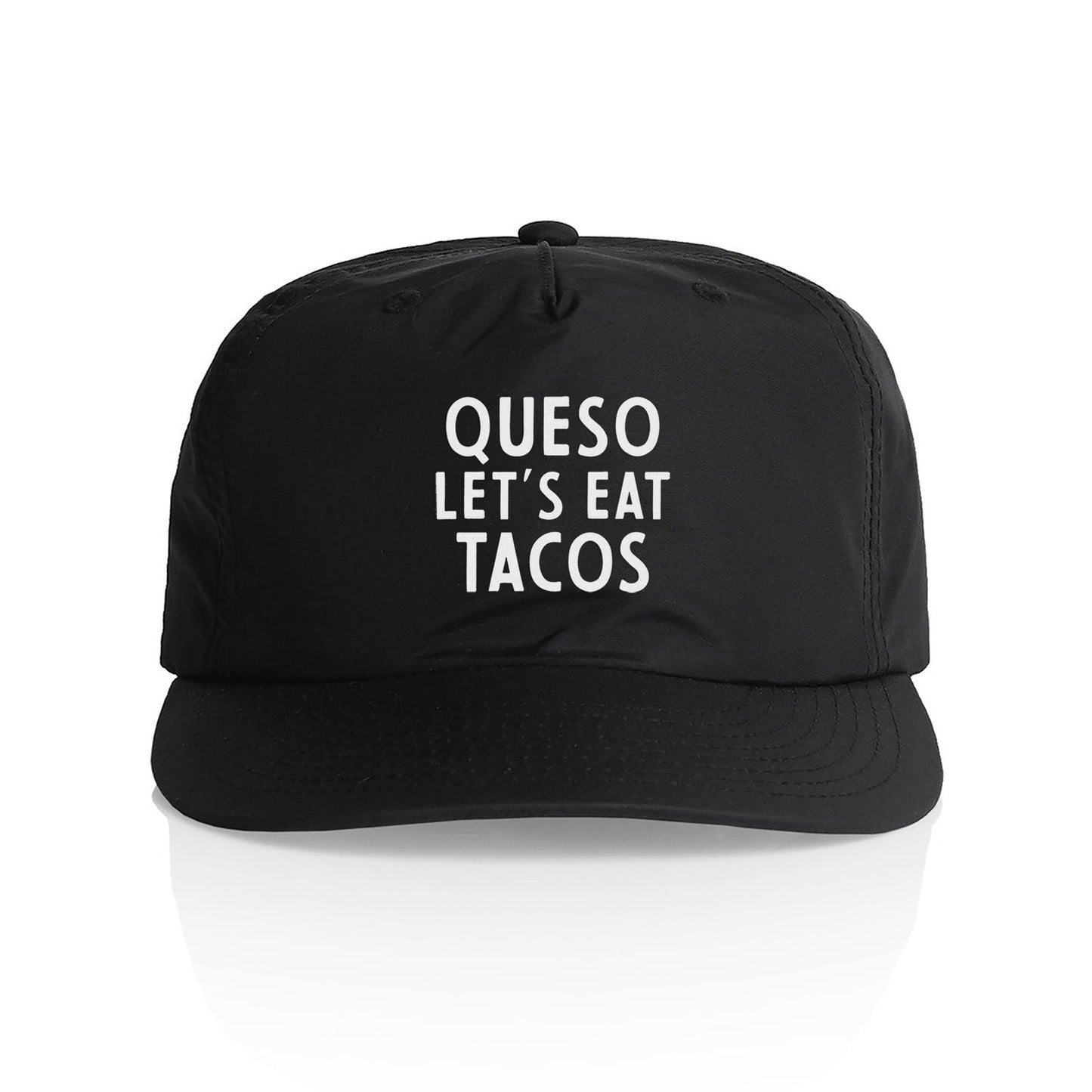 Queso Let's Eat Tacos Nylon Snapback