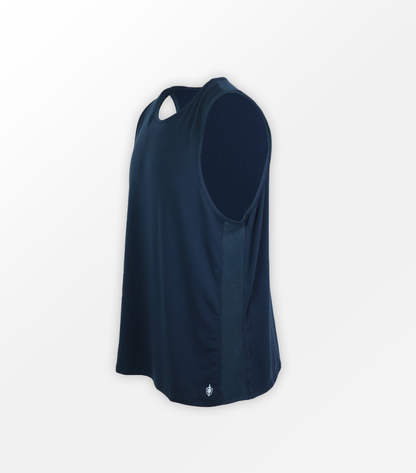 Eucalyptus Performance Tank - Navy