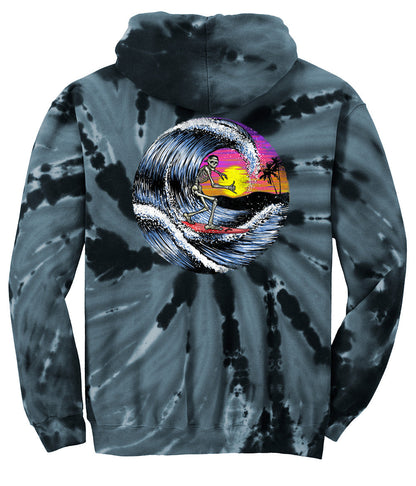 Koloa Spooky Surfer Tie-Dye Hoodie