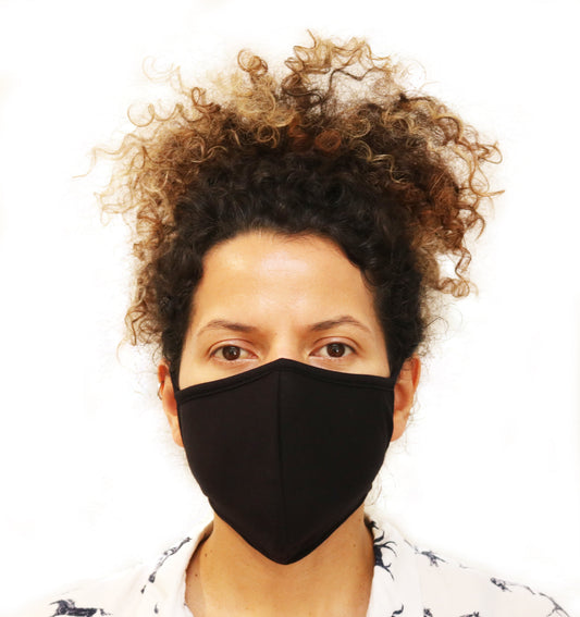 X Large Triple Layer Breathable Bamboo Viscose Face Mask with String Ties