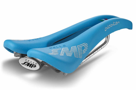 Selle SMP Blaster Saddle with Steel Rails (Light Blue)