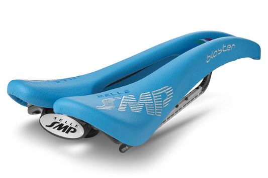 Selle SMP Blaster Saddle with Carbon Rails (Light Blue)