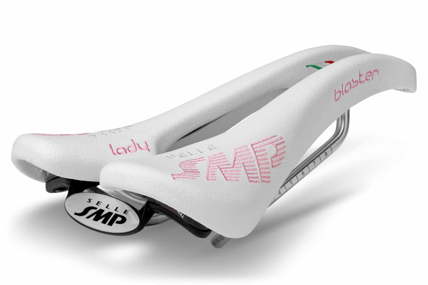 Selle SMP Blaster Saddle with Steel Rails (Lady White)