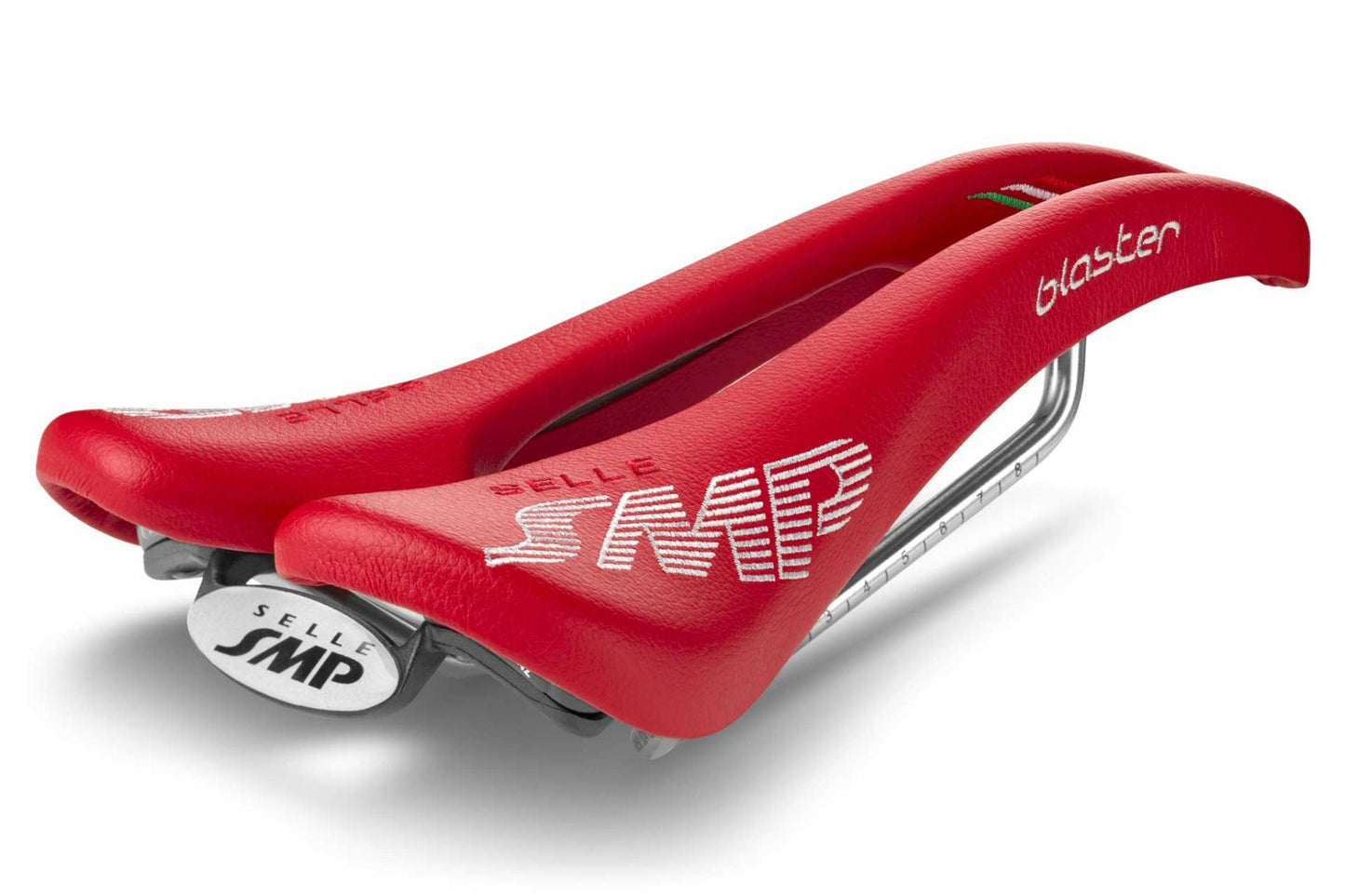 Selle SMP Blaster Saddle with Steel Rails (Red)
