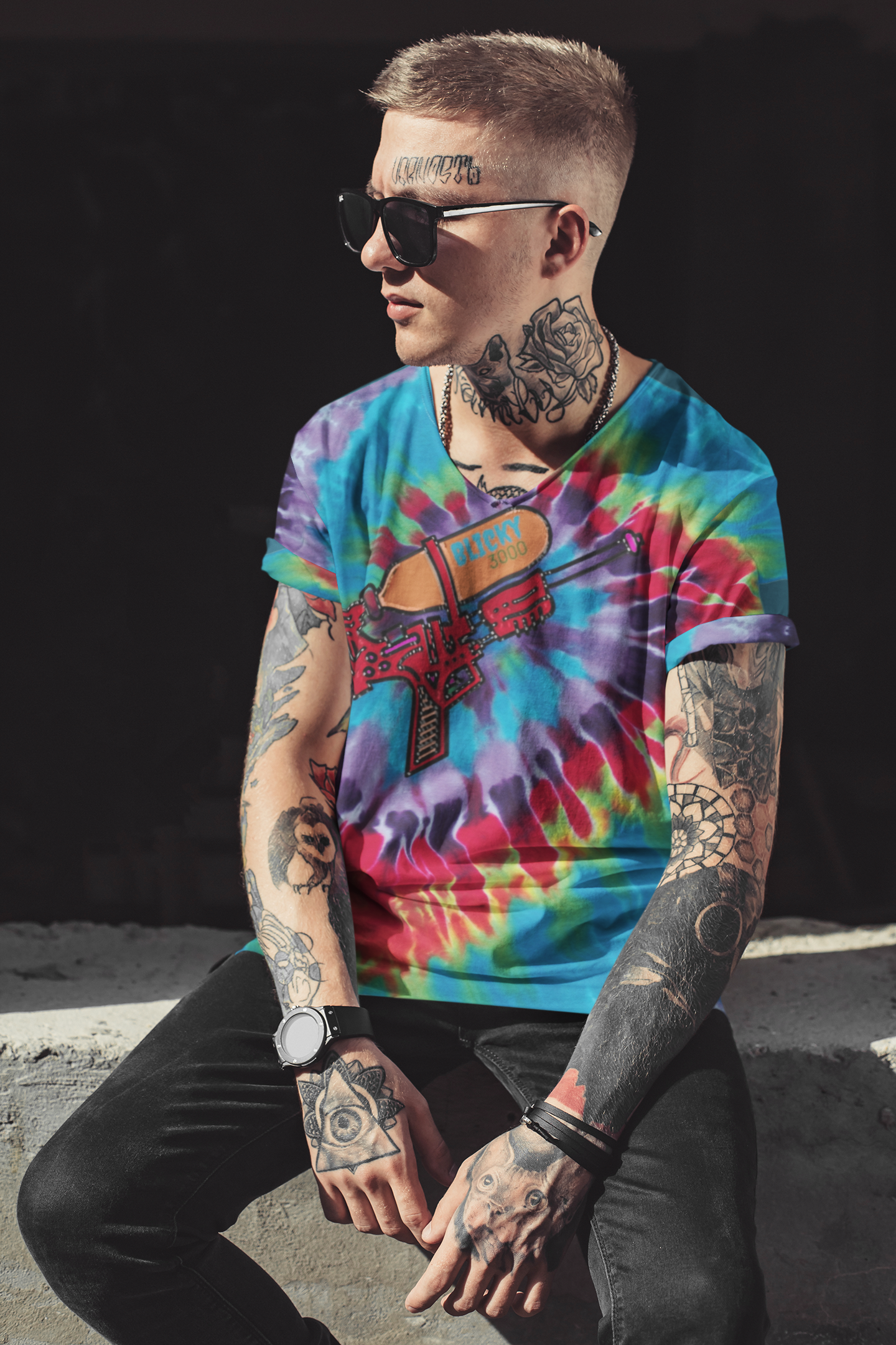 Blicky Lean Syrup II Tie-Dye Tee