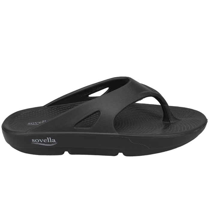 Sovella Active Recovery Sandals Men's PF Thong Black