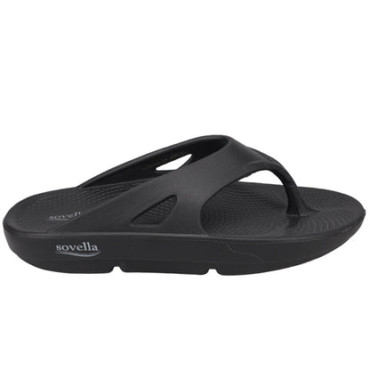 Sovella Active Recovery Sandals Men's PF Thong Black