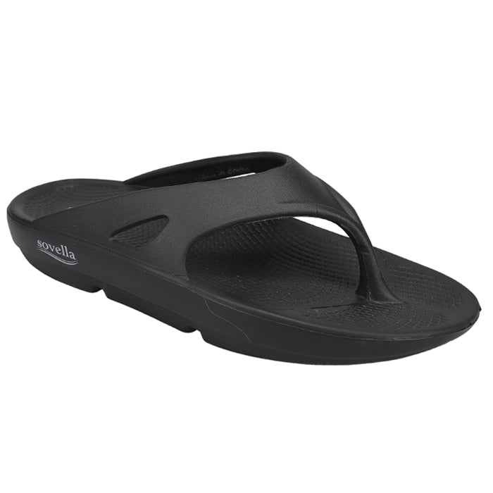 Sovella Active Recovery Sandals Men's PF Thong Black