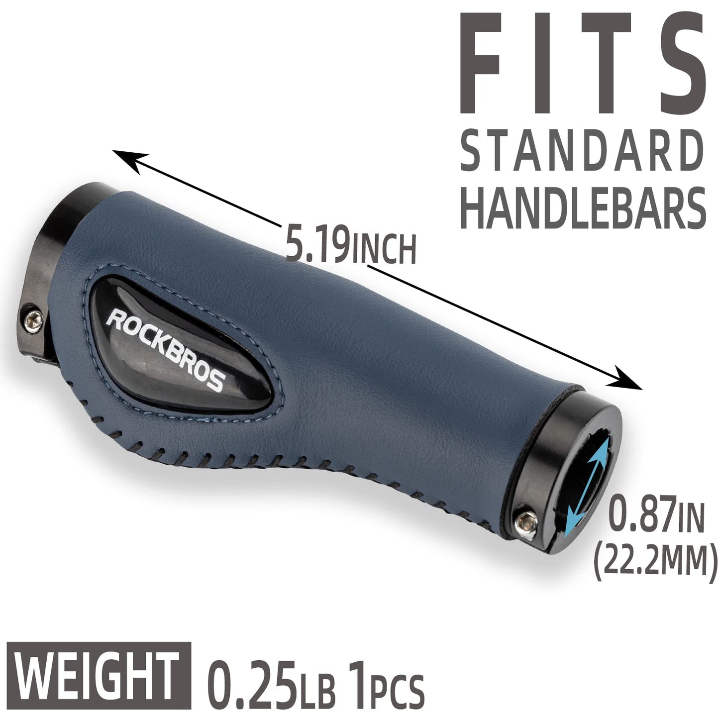 ROCKBROS Bike Handle Grips Ergonomics Design Soft Gel Dual Lock - Triathlete Store