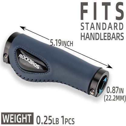 ROCKBROS Bike Handle Grips Ergonomics Design Soft Gel Dual Lock - Triathlete Store