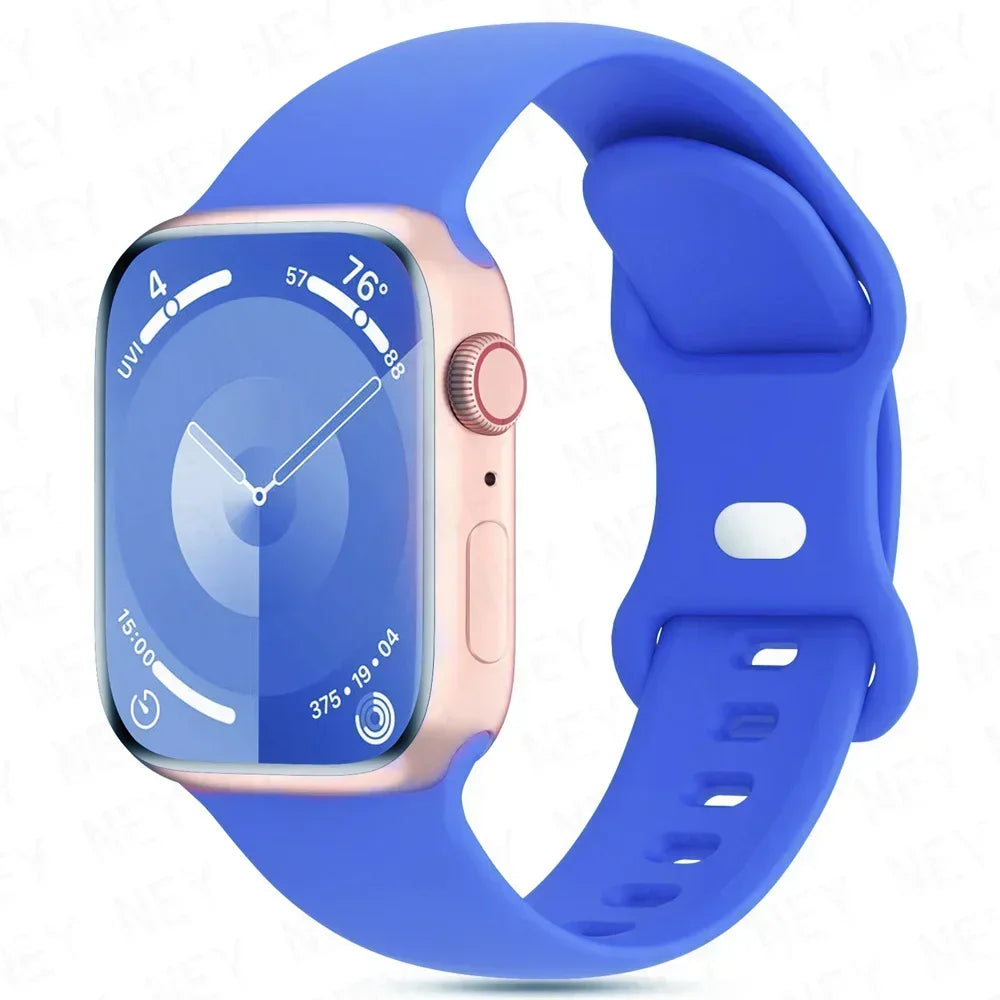 Silicone Apple Watch Band Series 11/10/9/8/7/6/5/4/ SE / Ultra 1/2/3