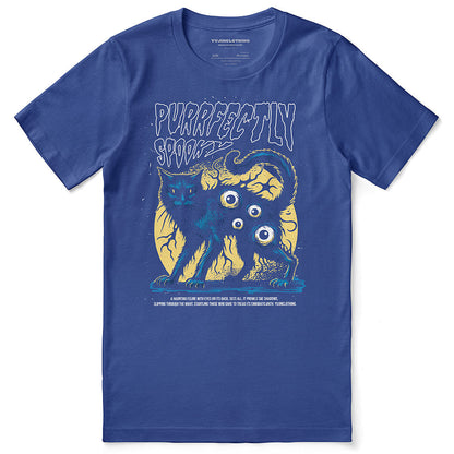 Spooky Vibes Cat T-Shirt