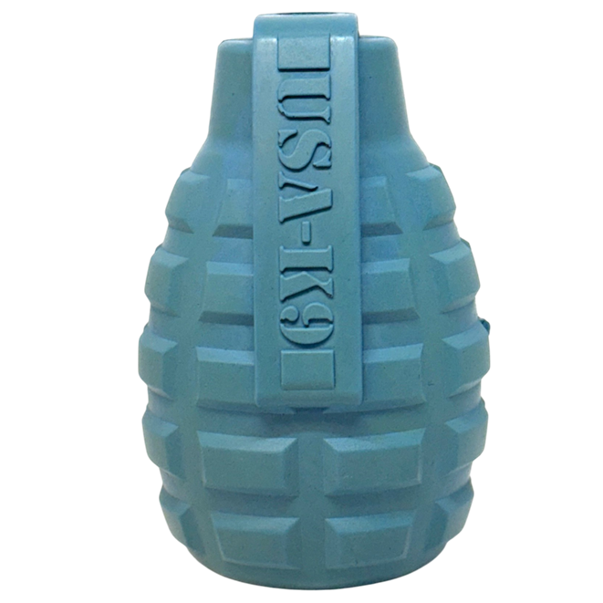 Grenade eDispenser Durable Dog Chew Toy & Treat Dispenser