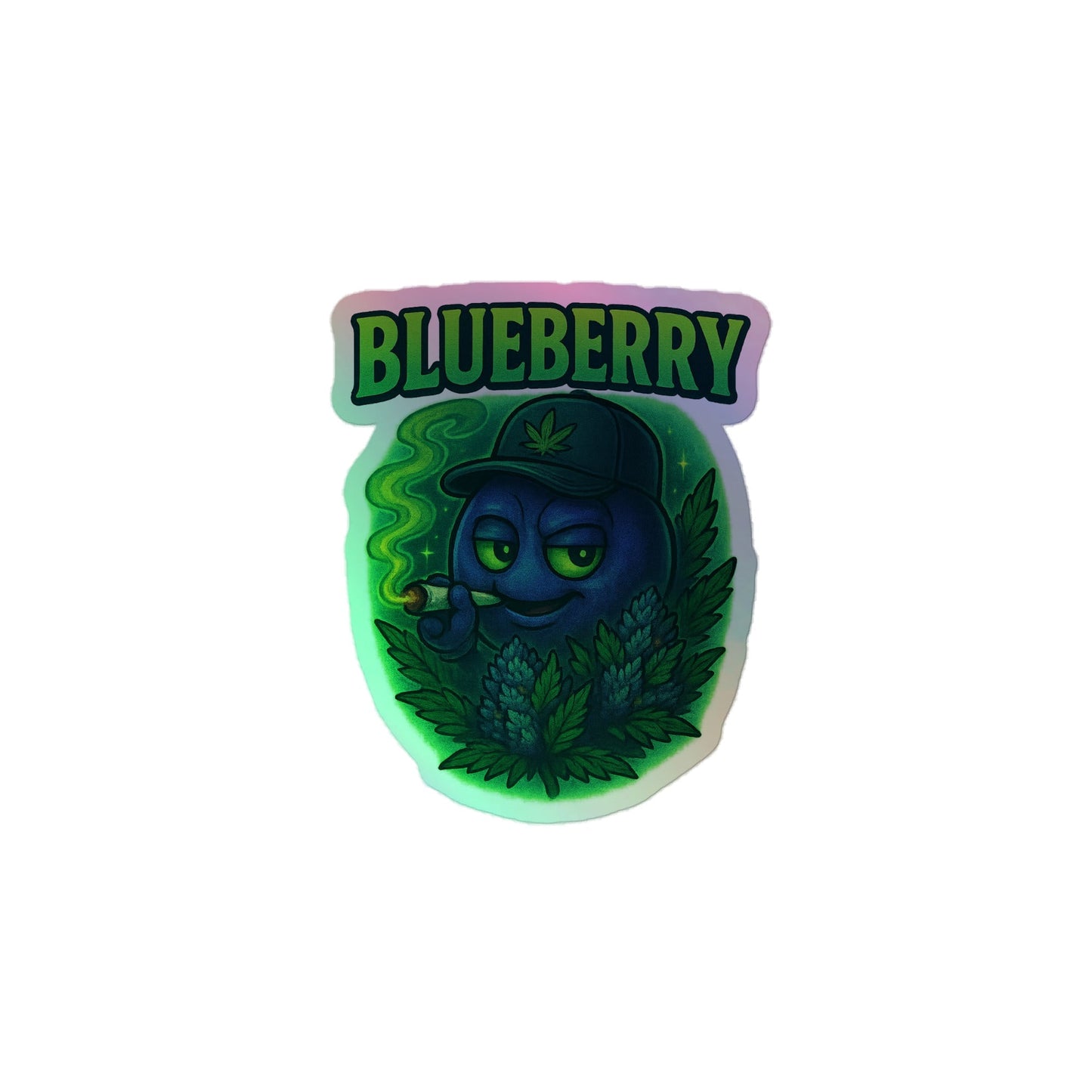 BlueBerry Holographic stickers