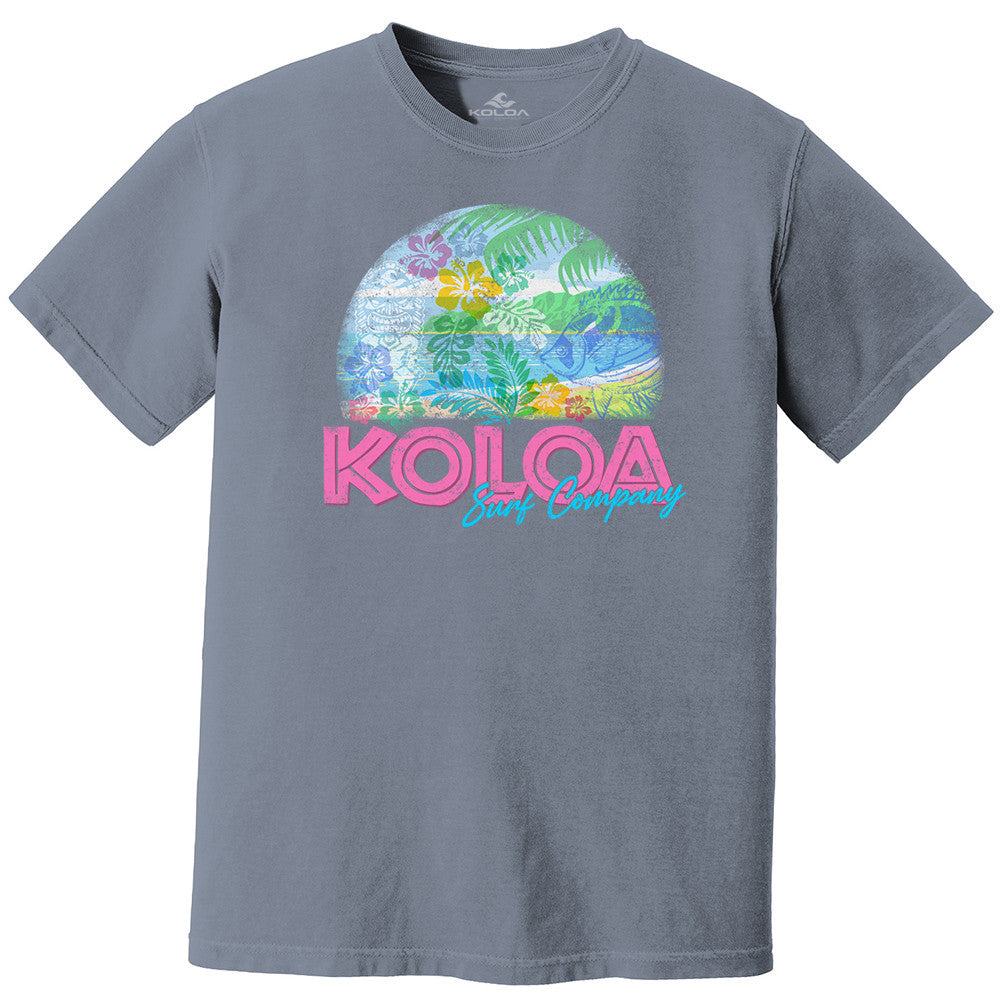Koloa Print Pigment Dyed T-Shirt