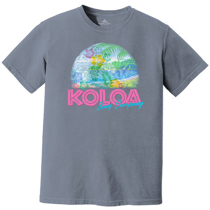 Koloa Print Pigment Dyed T-Shirt