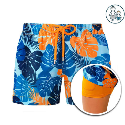 Blue Jungle Boys Hybrid Short, Swim and Play Trunk