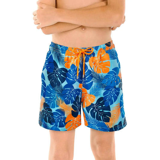 Blue Jungle Boys Hybrid Short, Swim and Play Trunk