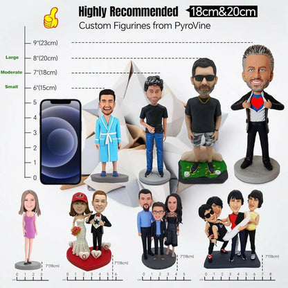 Custom Barber and Hairstylist Bobblehead