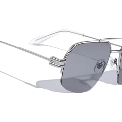Bold Black Aviator Sunglasses