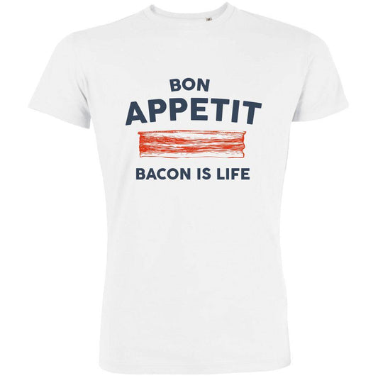 Bon Appetit Bacon Is Life Men's Organic Tee