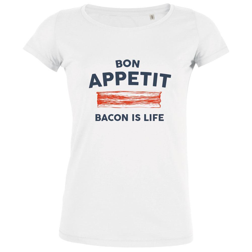 Bon Appetit Bacon Is Life Women's Organic Tee