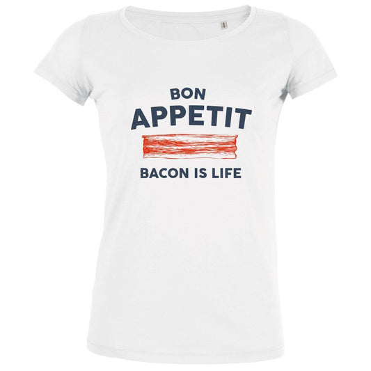 Bon Appetit Bacon Is Life Women's Organic Tee