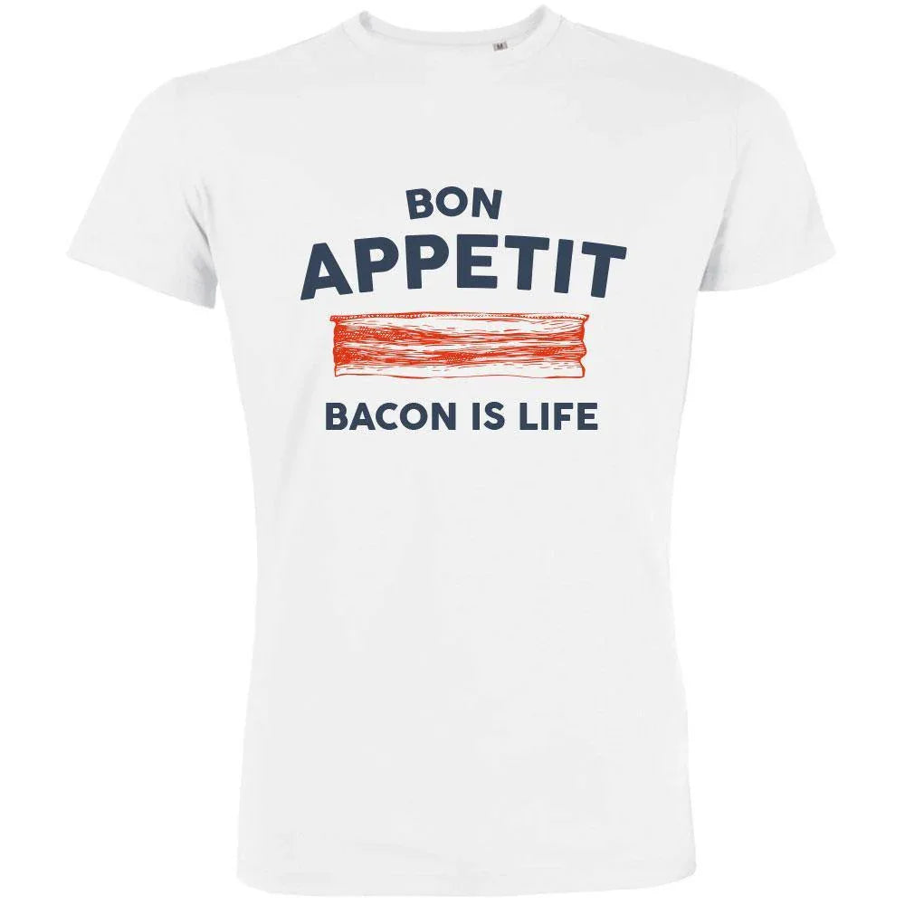 Bon Appetit Bacon Is Life Men's Organic Tee